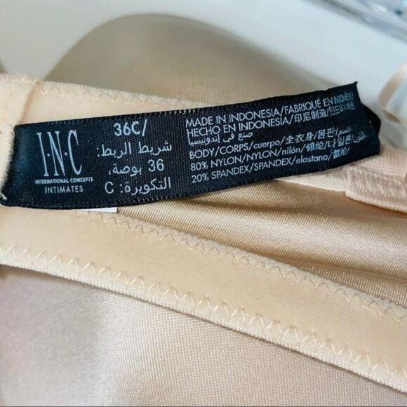 INC Multi-Way Strapless Bra 36C tan , missing straps - Picture 4 of 11